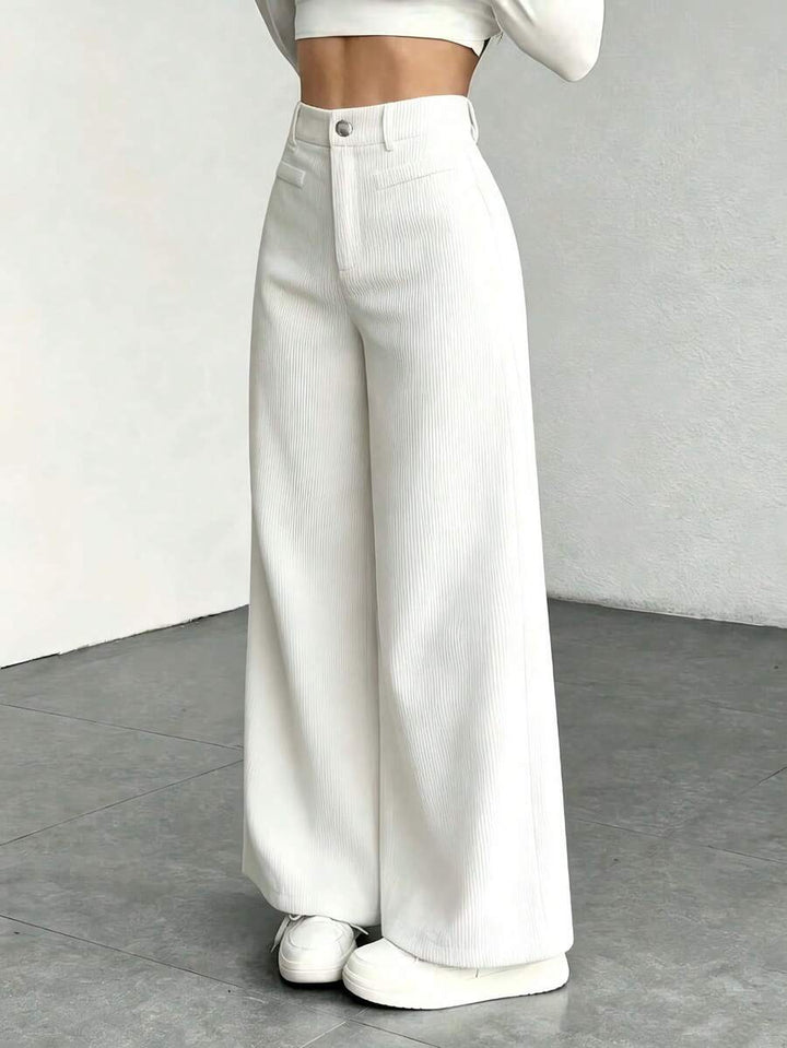 Ronja high waist wide leg corduroy trousers – image 19