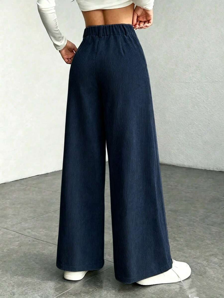 Ronja high waist wide leg corduroy trousers – image 22