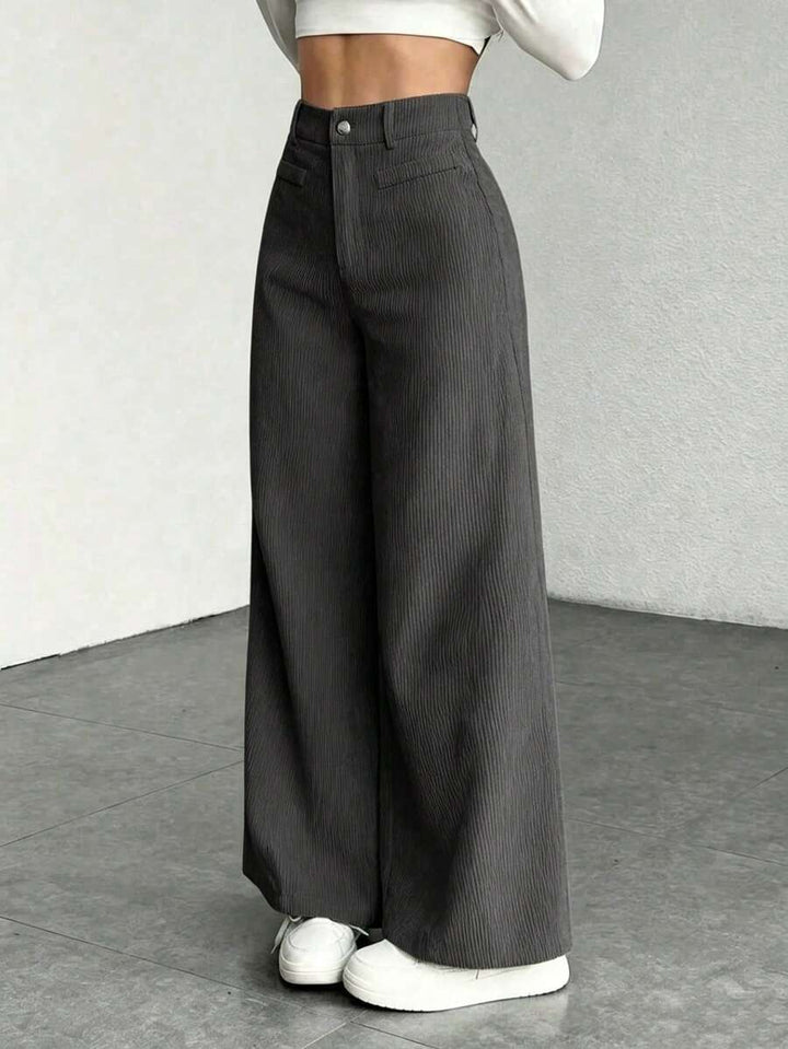 Ronja high waist wide leg corduroy trousers – image 23