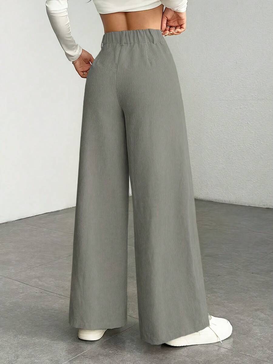 Ronja high waist wide leg corduroy trousers – image 6