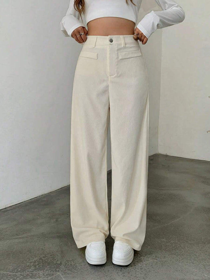 Ronja high waist wide leg corduroy trousers