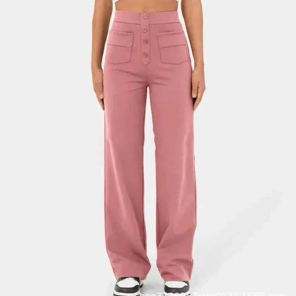 Elain high waisted ankle length wide leg trousers – image 10
