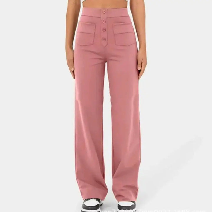 Elain high waisted ankle length wide leg trousers – image 10