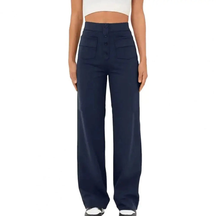 Elain high waisted ankle length wide leg trousers – image 11