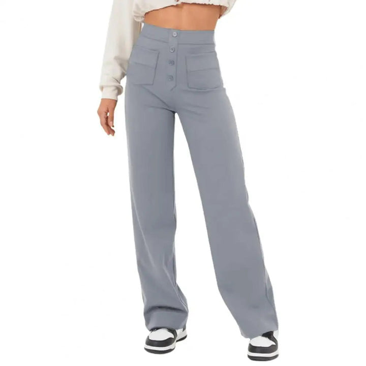 Elain high waisted ankle length wide leg trousers – image 6