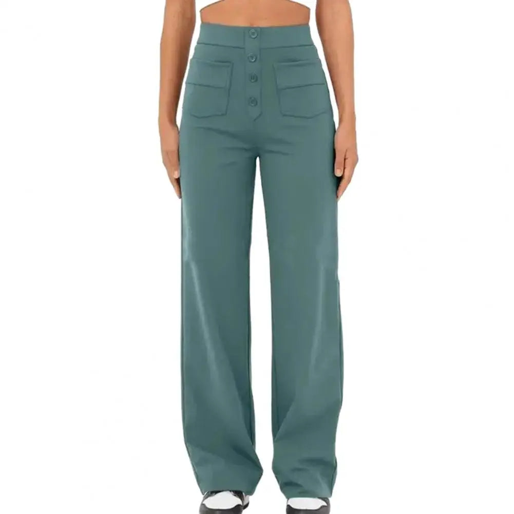 Elain high waisted ankle length wide leg trousers – image 7