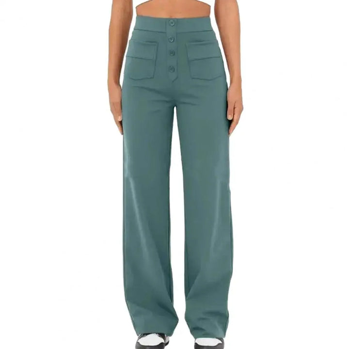 Elain high waisted ankle length wide leg trousers – image 7