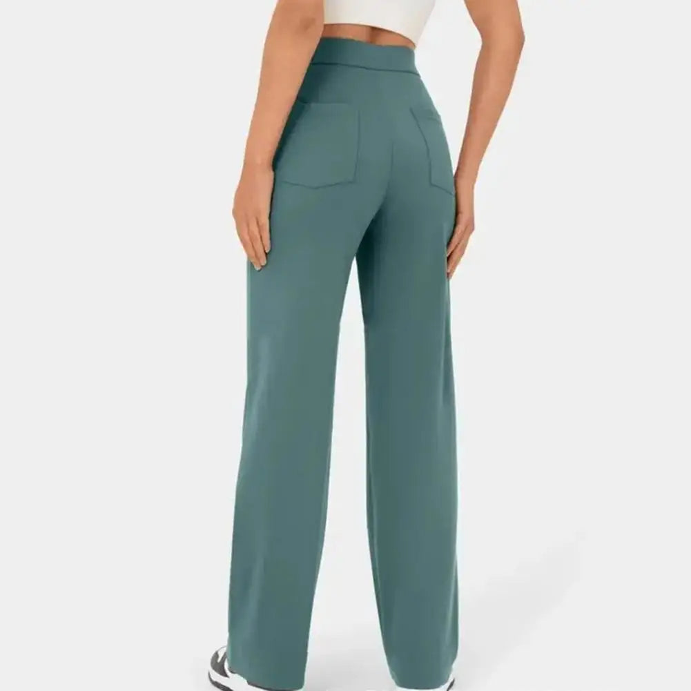 Elain high waisted ankle length wide leg trousers – image 9