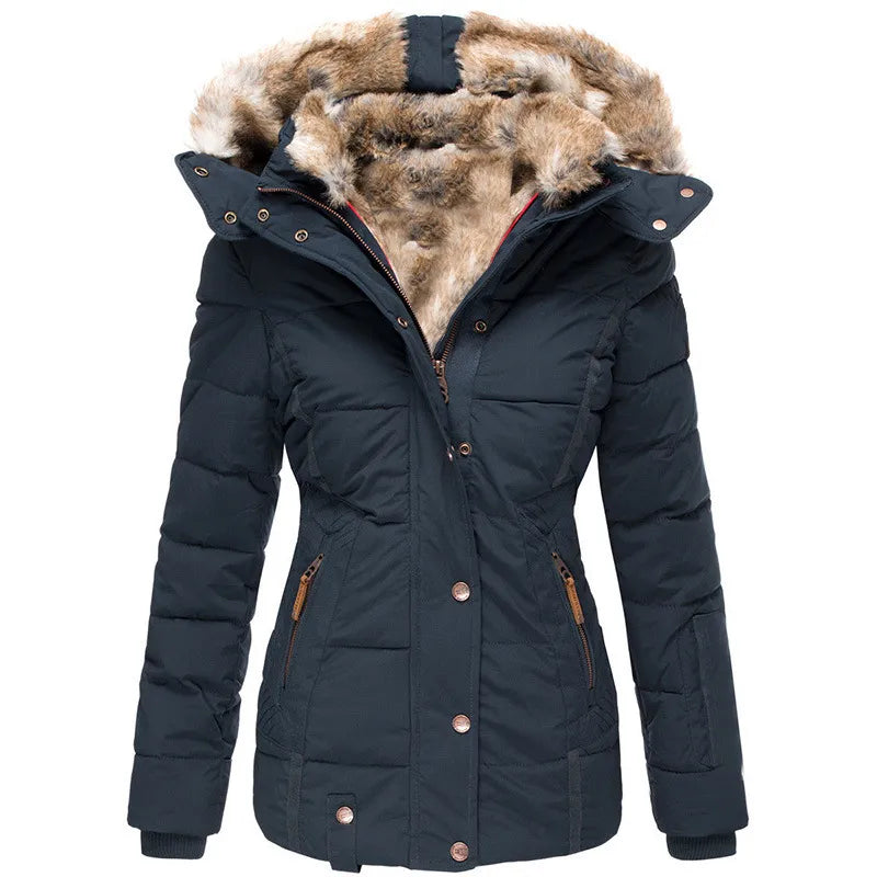 Iva winter jacket with faux fur lining – image 5
