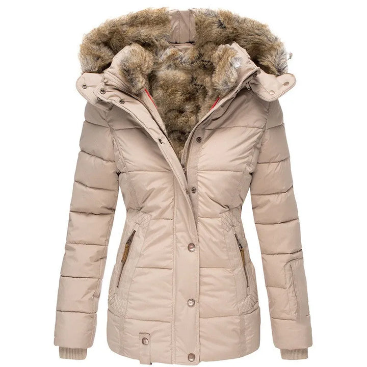 Iva winter jacket with faux fur lining – image 6