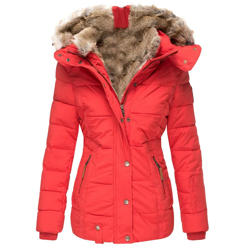 Iva winter jacket with faux fur lining – image 7