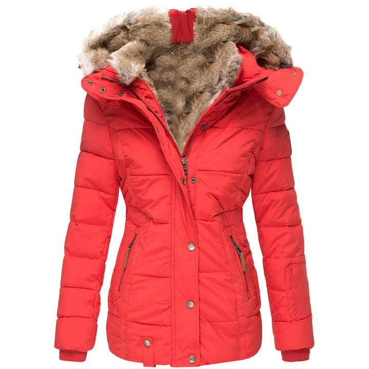 Iva winter jacket with faux fur lining – image 7