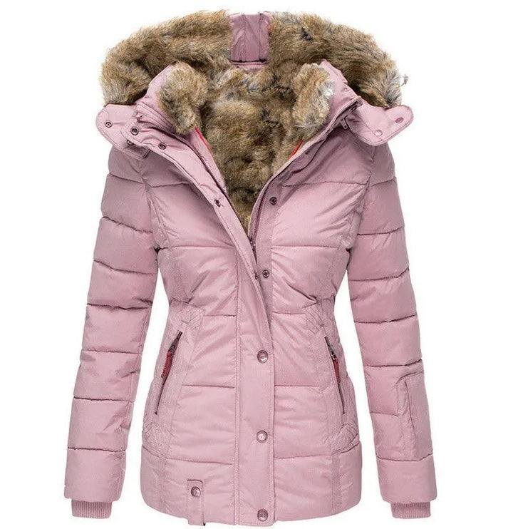 Iva winter jacket with faux fur lining – image 8