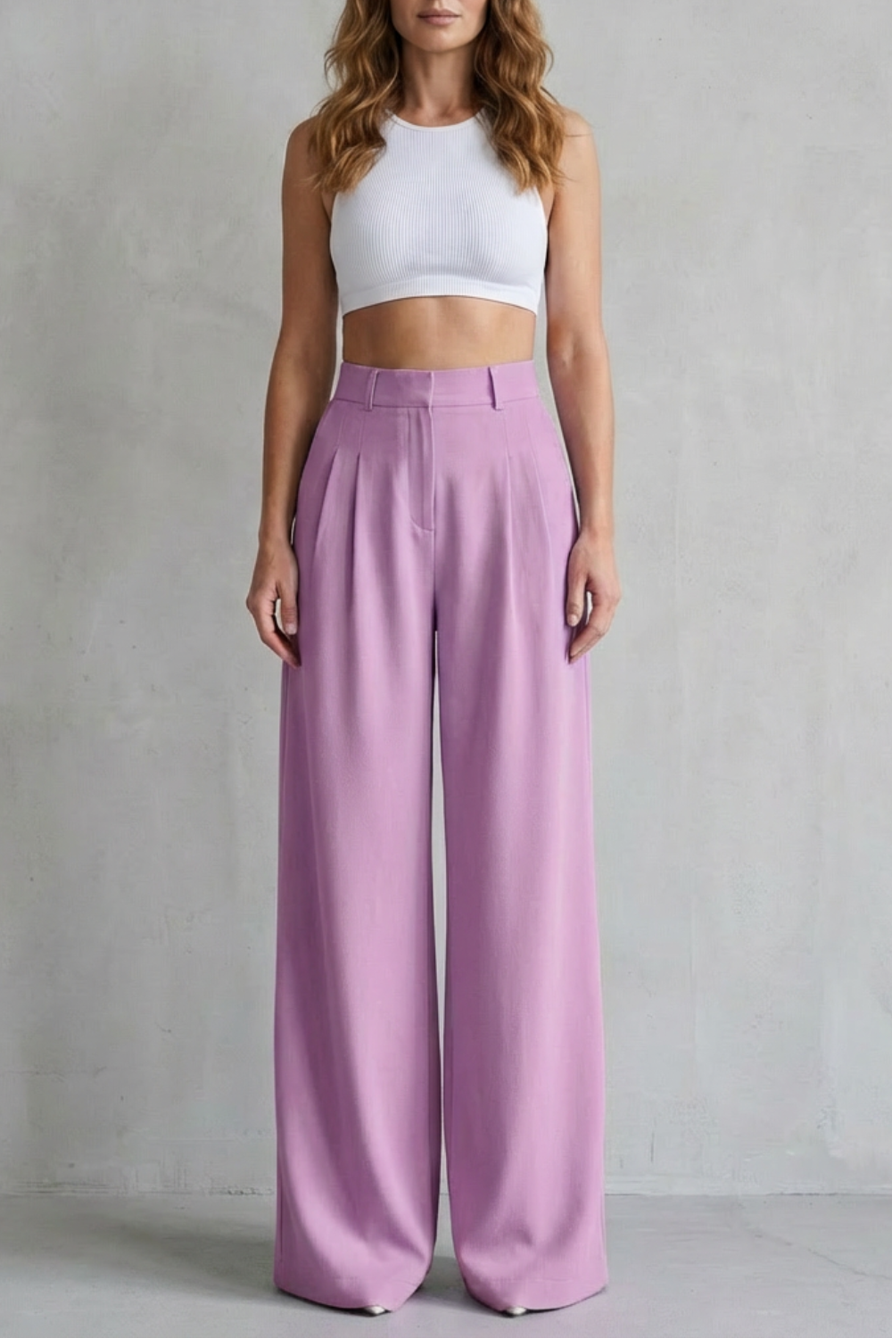 Phoebe draped wide leg tailored trousers – image 5