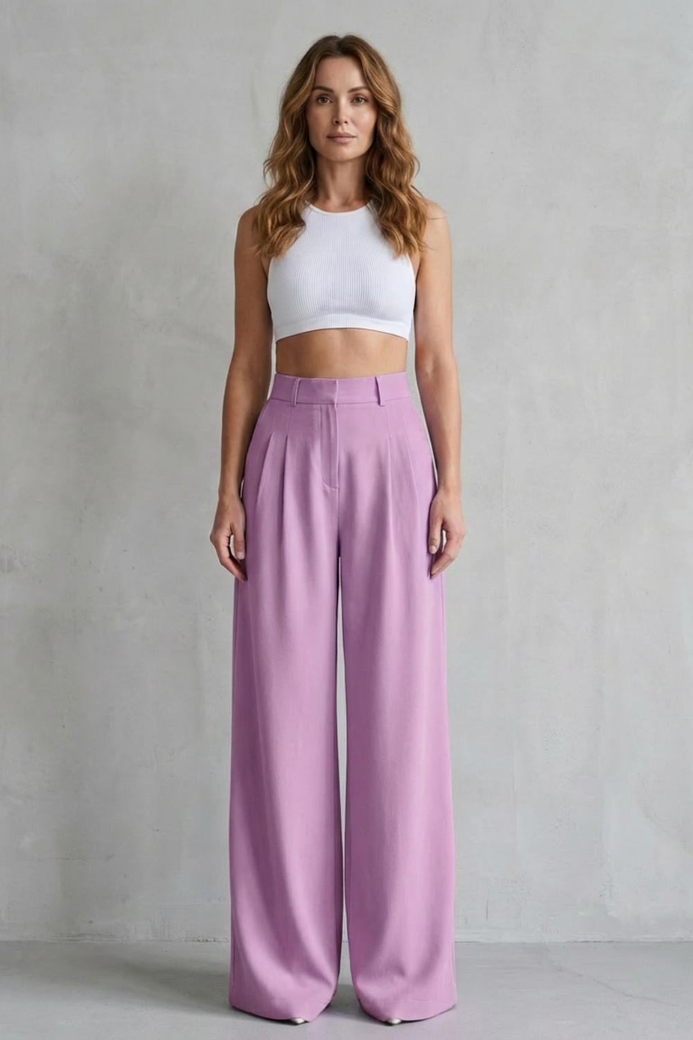 Phoebe draped wide leg tailored trousers – image 6