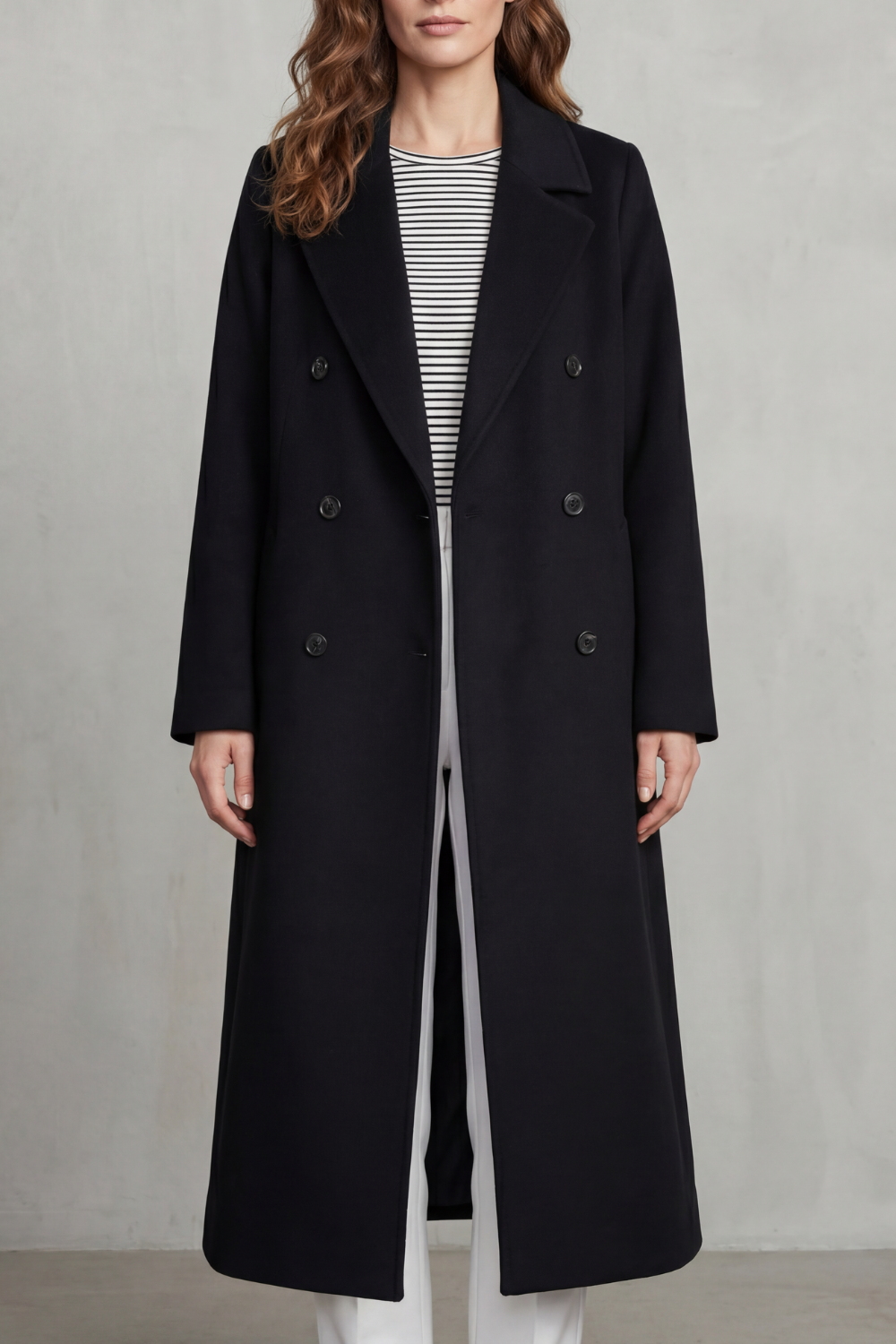 Mirte wool blend double breasted coat