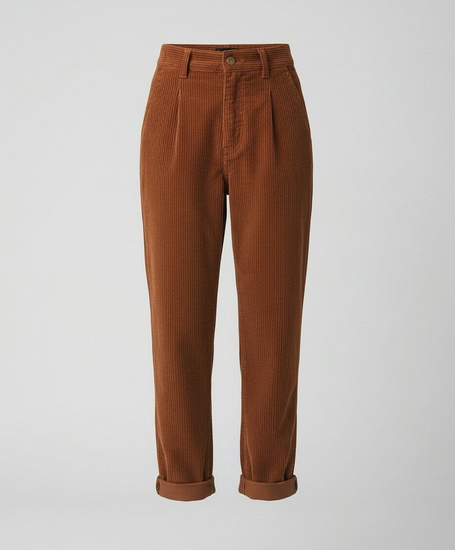 Jenna elastic waist corduroy trousers – image 6