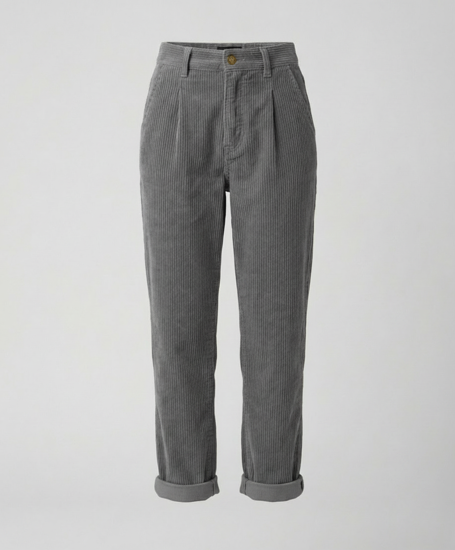 Jenna elastic waist corduroy trousers – image 7