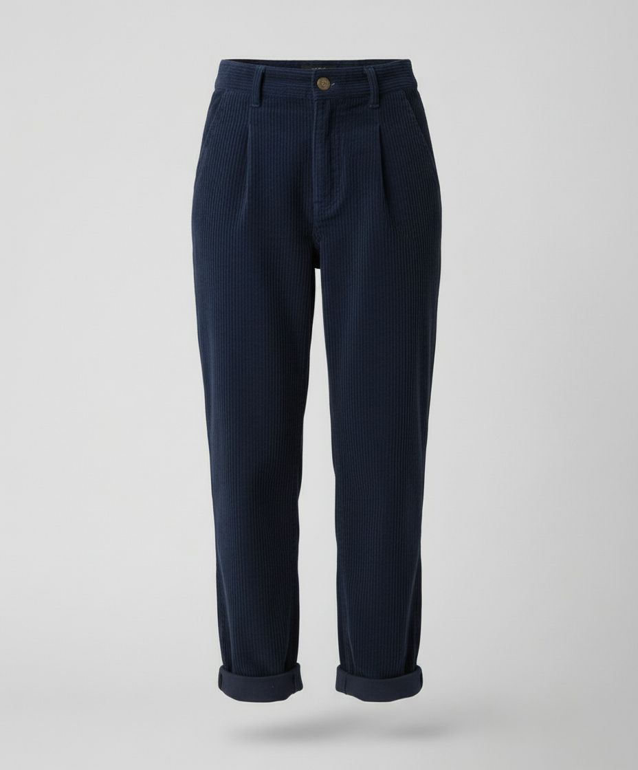 Jenna elastic waist corduroy trousers – image 8