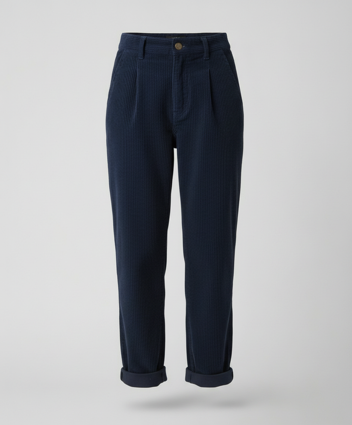 Jenna elastic waist corduroy trousers – image 8