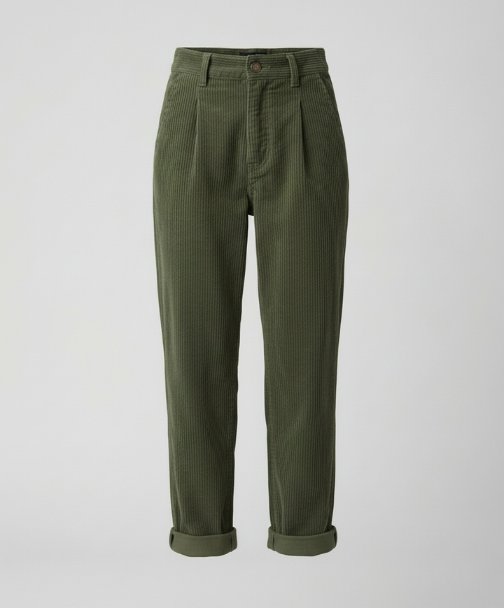 Jenna elastic waist corduroy trousers – image 9