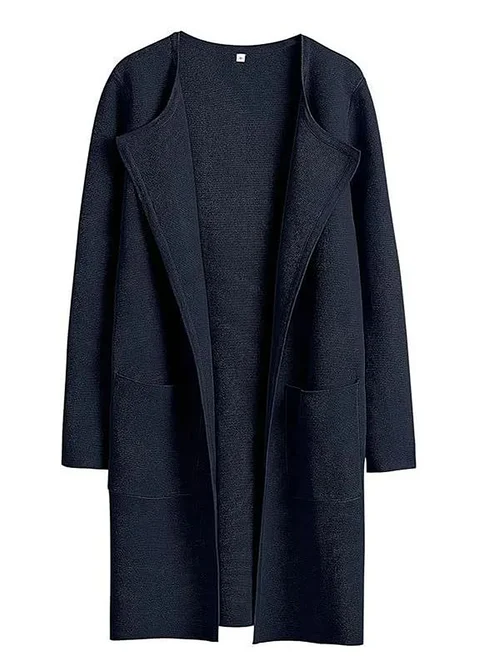 Heidi classic coat with wide lapels – image 11