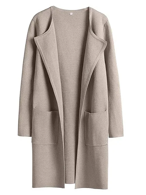 Heidi classic coat with wide lapels – image 14