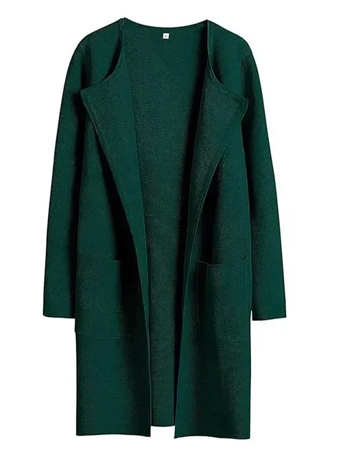 Heidi classic coat with wide lapels – image 16