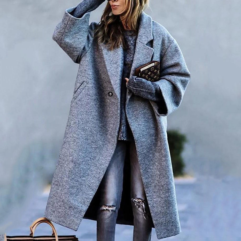 Ophelie double breasted long coat – image 8