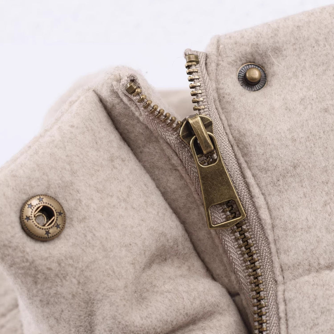 Mabel padded jacket, pocket detail
