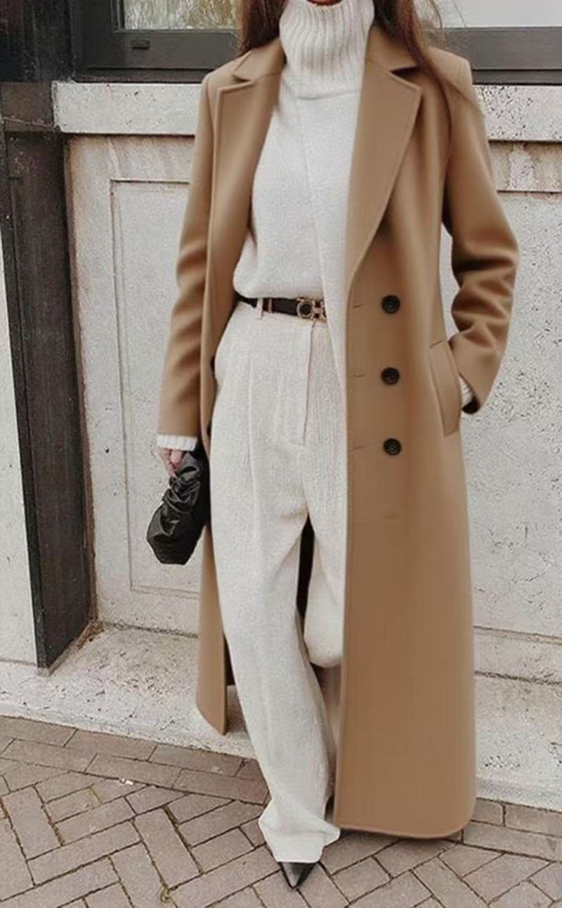 Juliet longline coat, full length