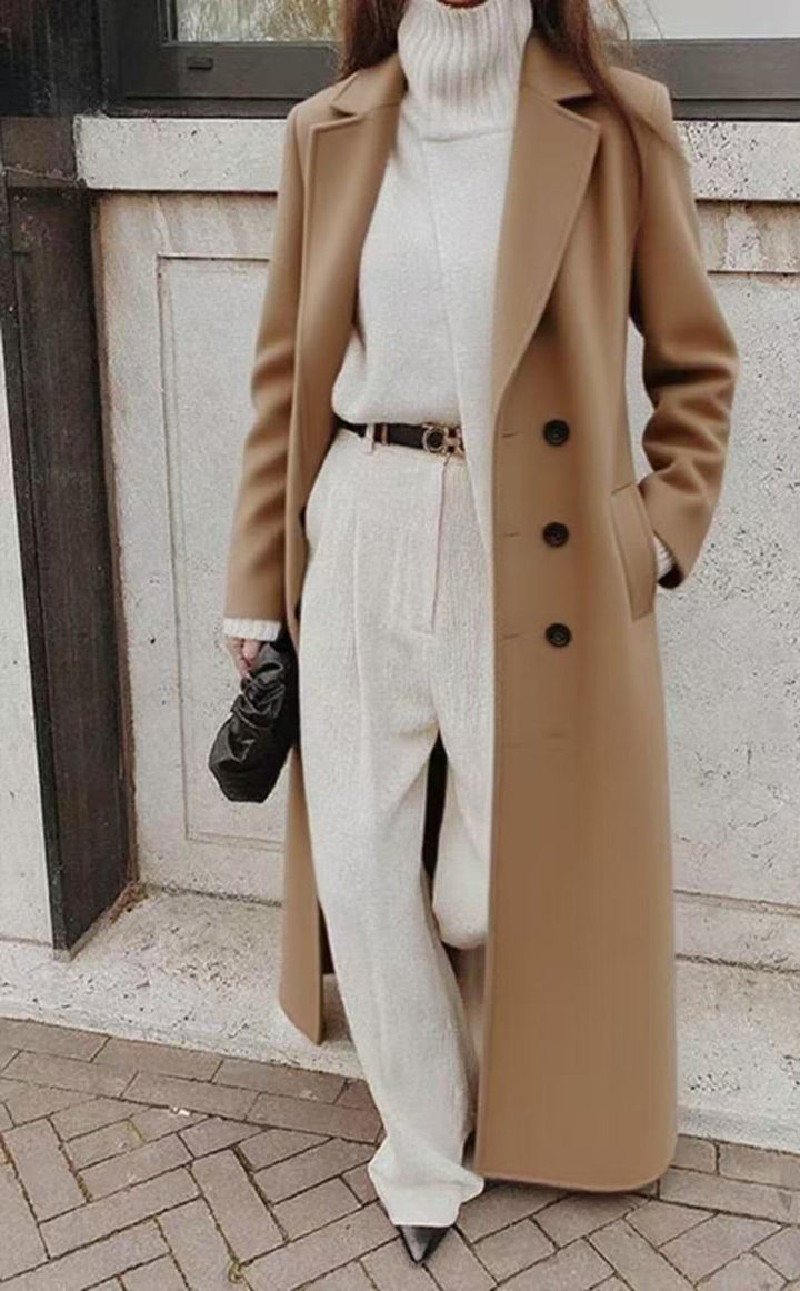 Juliet longline coat, full length