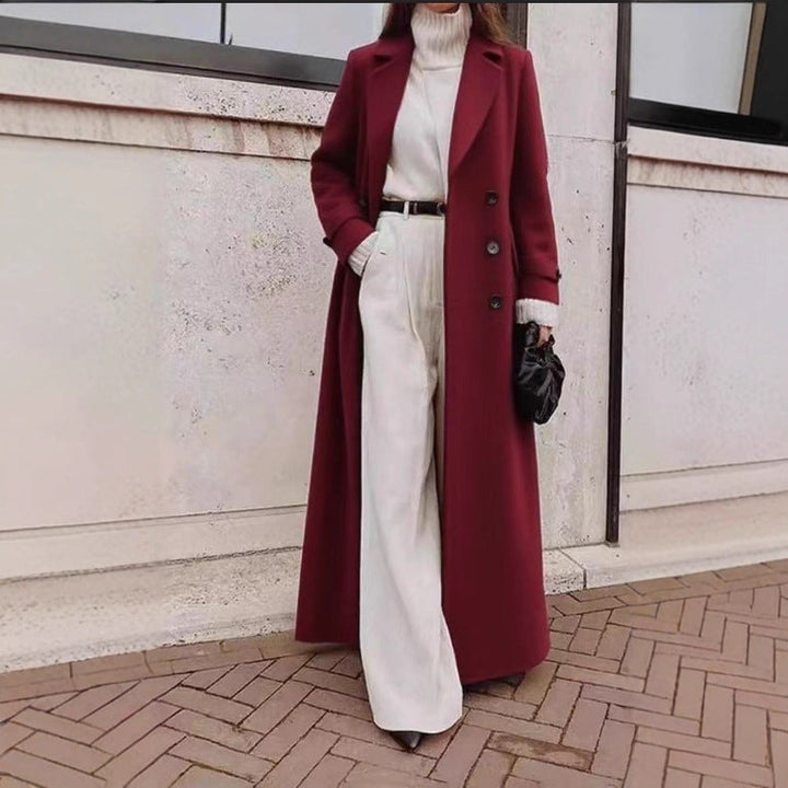 Juliet longline coat in khaki