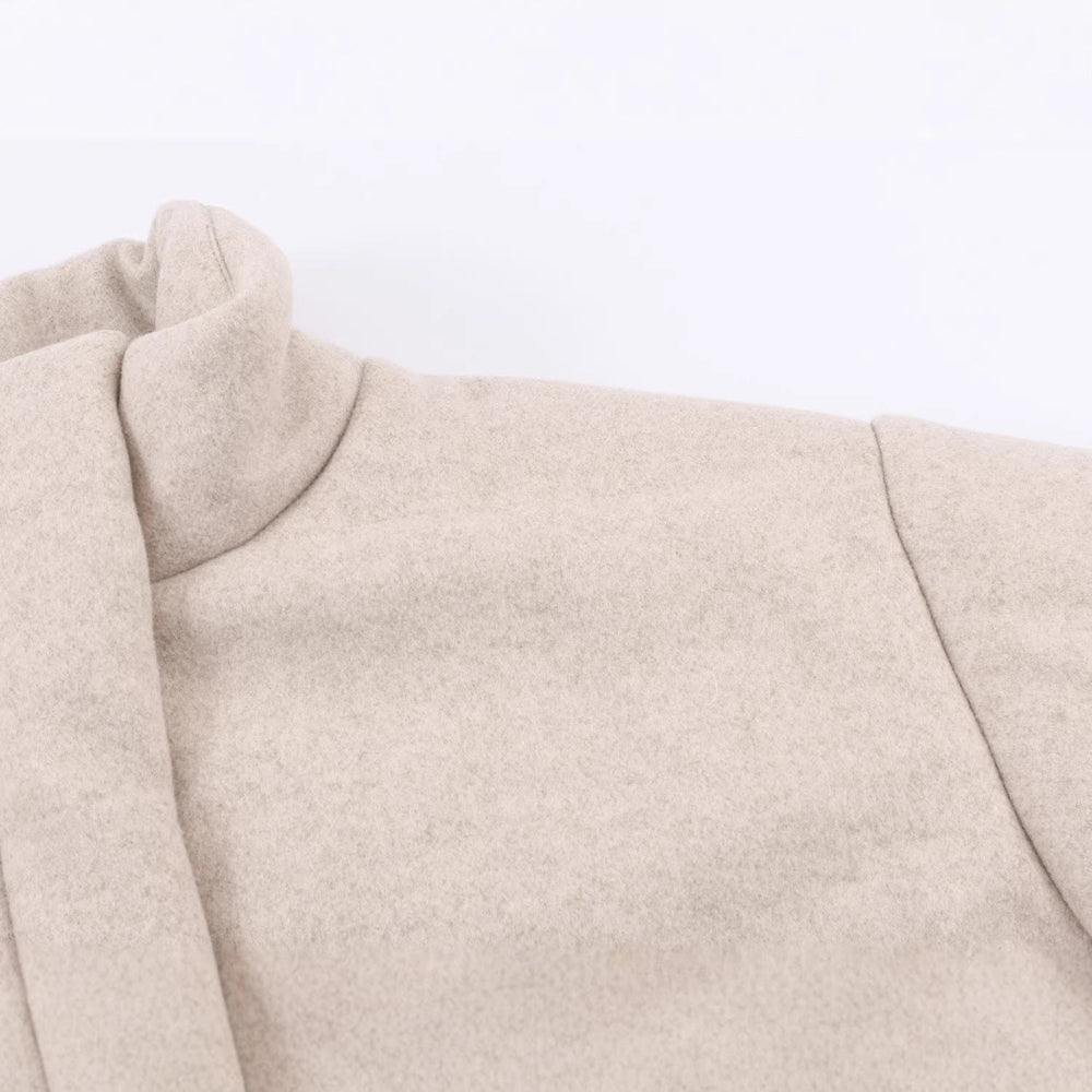 Mabel padded jacket, high collar detail