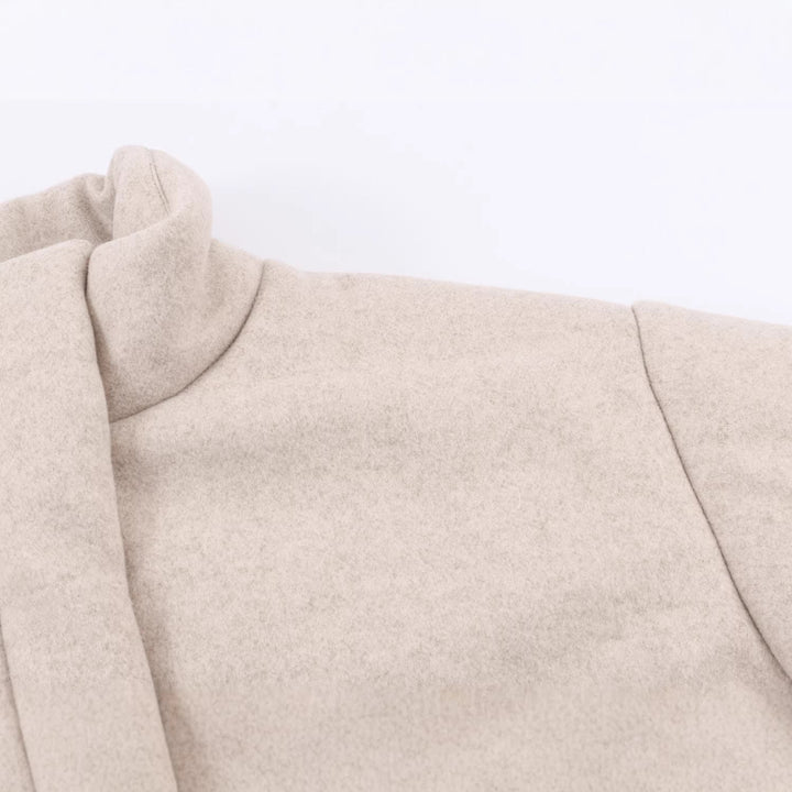 Mabel padded jacket, high collar detail