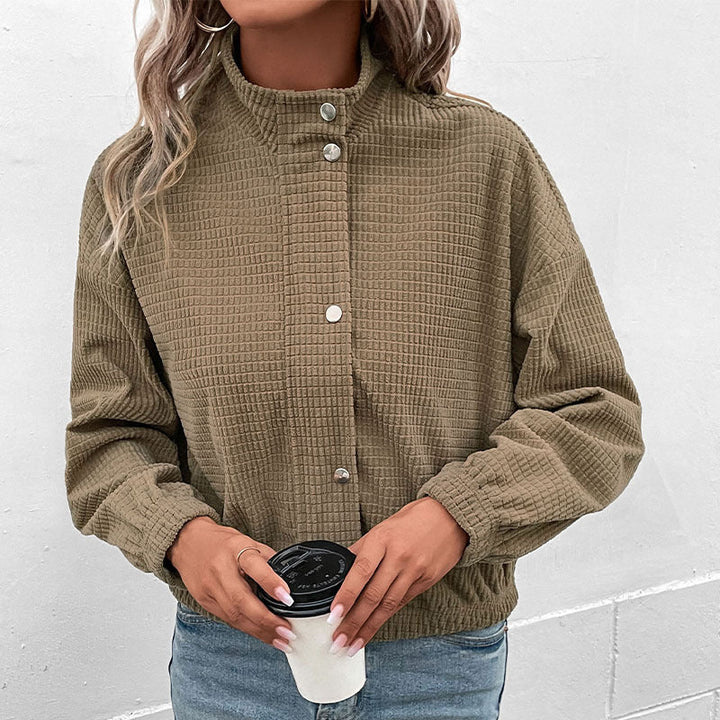Cleo | Elegant Cropped Zip Up Jacket