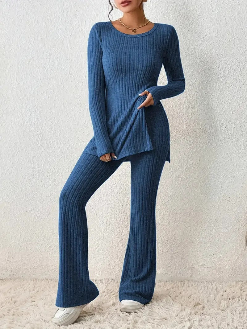 Lowena fine ribbed lounge set – image 7