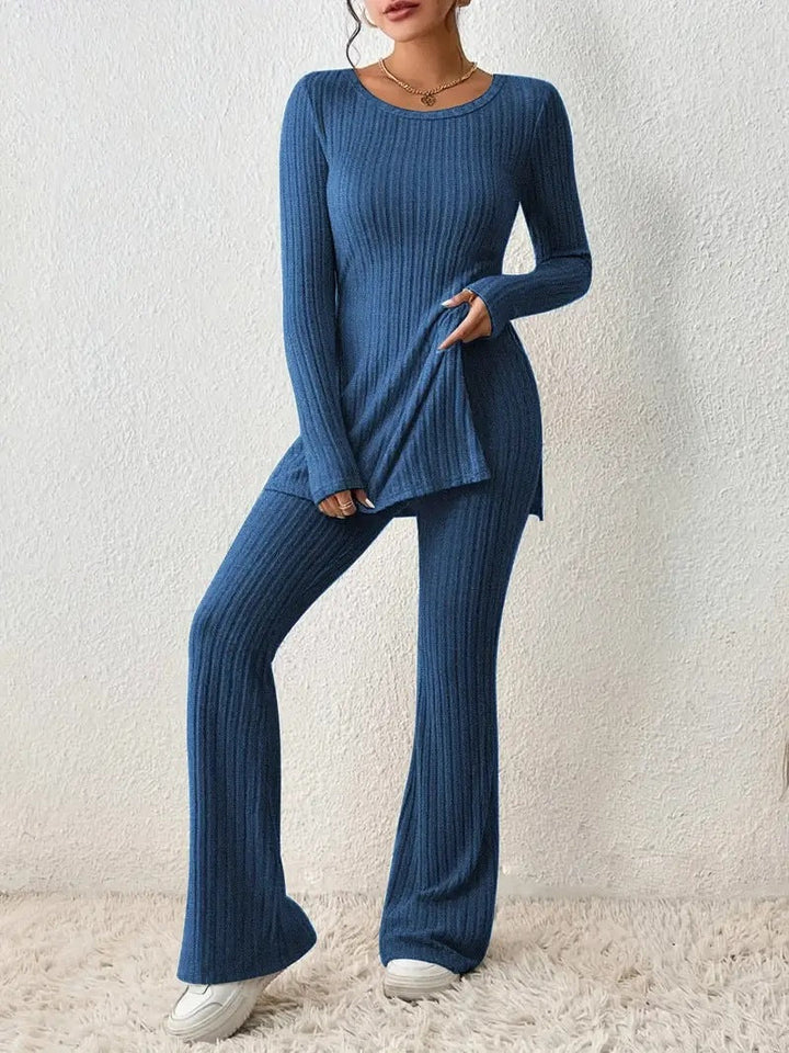 Lowena fine ribbed lounge set – image 7
