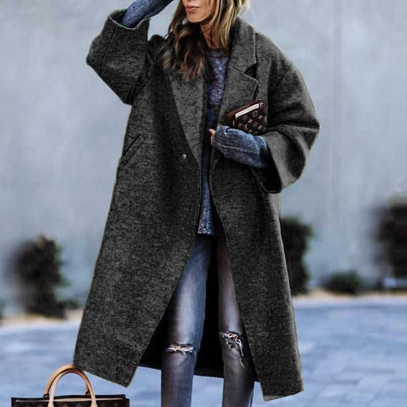 Ophelie double breasted long coat – image 12