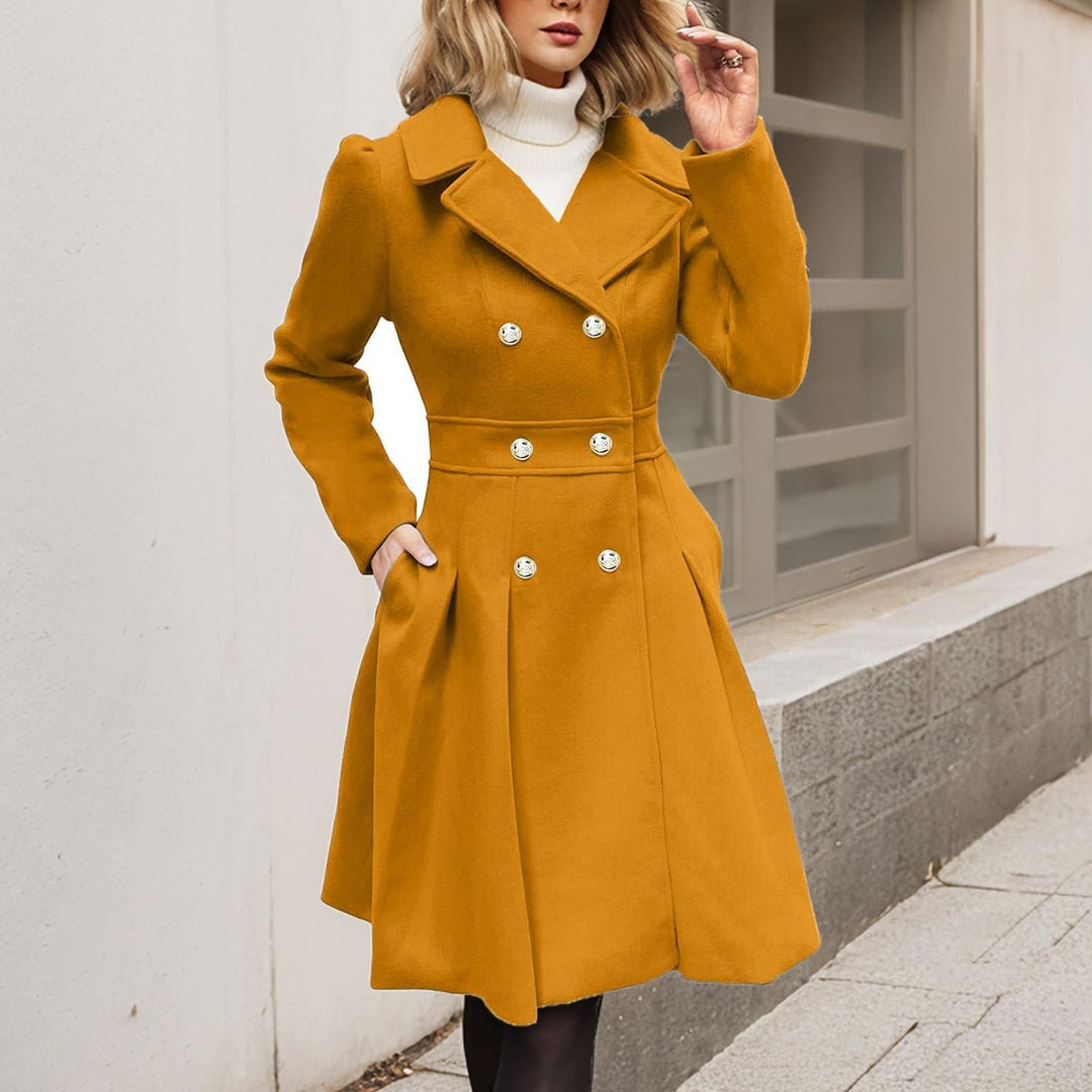 Marguerite | Elegant Longline Coat with Pockets