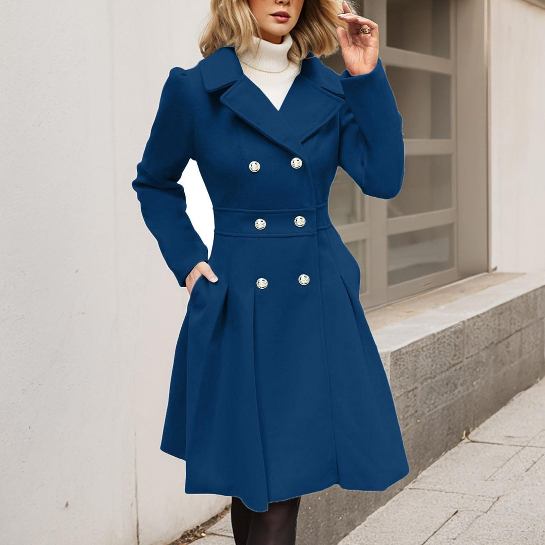 Marguerite | Elegant Longline Coat with Pockets