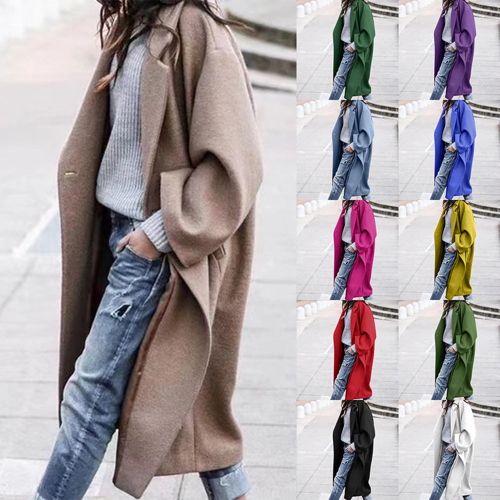 Ophelie double breasted long coat
