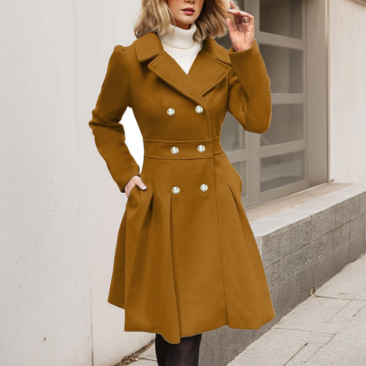 Marguerite | Elegant Longline Coat with Pockets