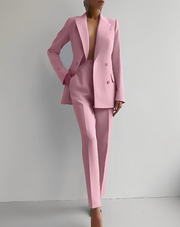 Lucia single breasted blazer and ankle trouser set