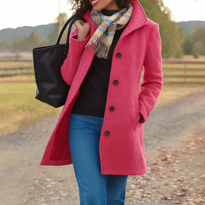 Matilda straight cut wool coat