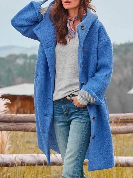 Hermione oversized hooded teddy coat – image 3