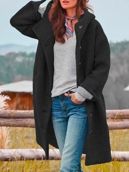 Hermione oversized hooded teddy coat – image 4