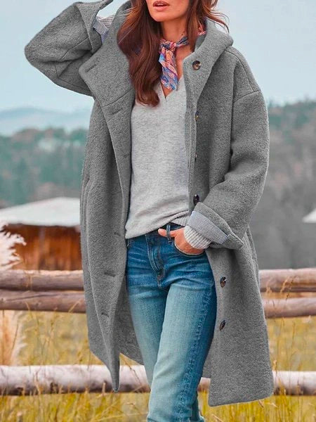 Hermione oversized hooded teddy coat – image 5