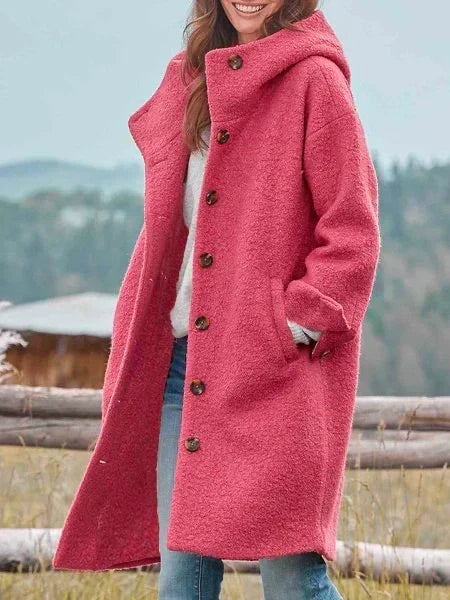Hermione oversized hooded teddy coat