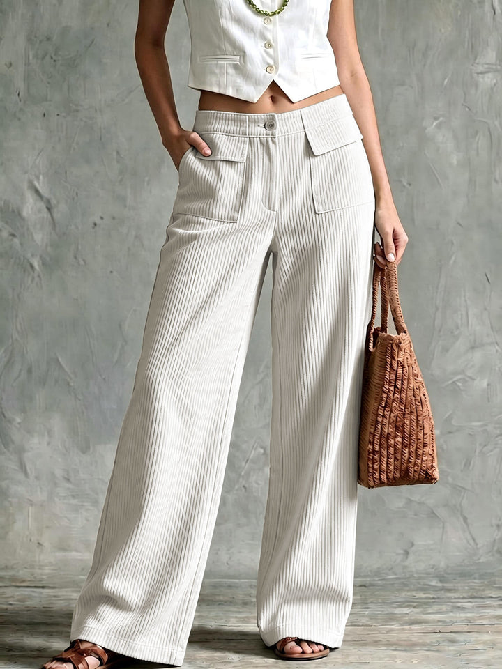 Bridie wide leg corduroy trousers – image 5